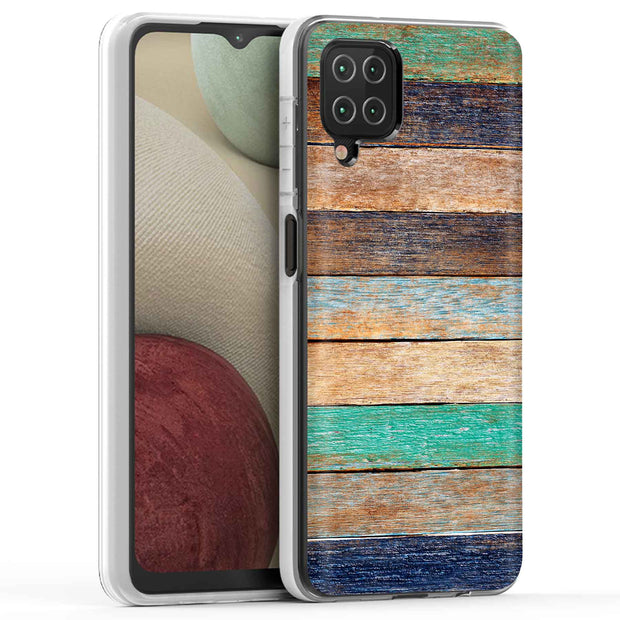 Wood 5 Print Slim Cover For Samsung Galaxy A (A42, A35, A25, A15, A11, A03S), Print in USA