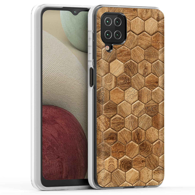 Wood 8 Print Slim Cover For Samsung Galaxy A (A42, A35, A25, A15, A11, A03S), Print in USA