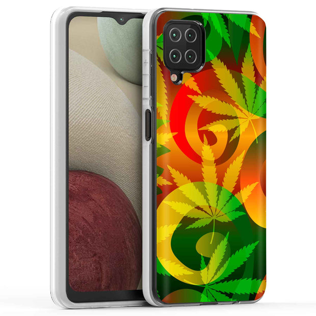 Marijuana Art Print Slim Cover For Samsung Galaxy A (A42, A35, A25, A15, A11, A03S), Print in USA