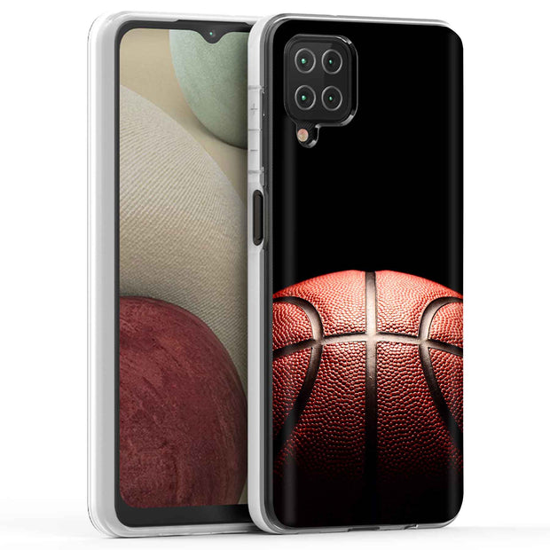 Basketball Fade Print Slim Cover For Samsung Galaxy A (A42, A35, A25, A15, A11, A03S), Print in USA