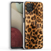 Leopard Skin Print Slim Cover For Samsung Galaxy A (A42, A35, A25, A15, A11, A03S), Print in USA