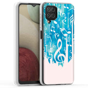 Music Note Print Slim Cover For Samsung Galaxy A (A42, A35, A25, A15, A11, A03S), Print in USA