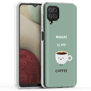 Where My Coffee Print Slim Cover For Samsung Galaxy A (A42, A35, A25, A15, A11, A03S), Print in USA