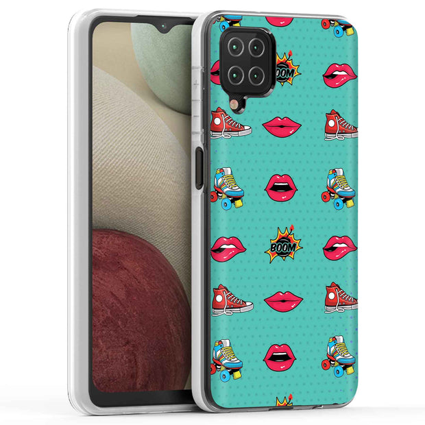 Skate Lips Print Slim Cover For Samsung Galaxy A (A42, A35, A25, A15, A11, A03S), Print in USA