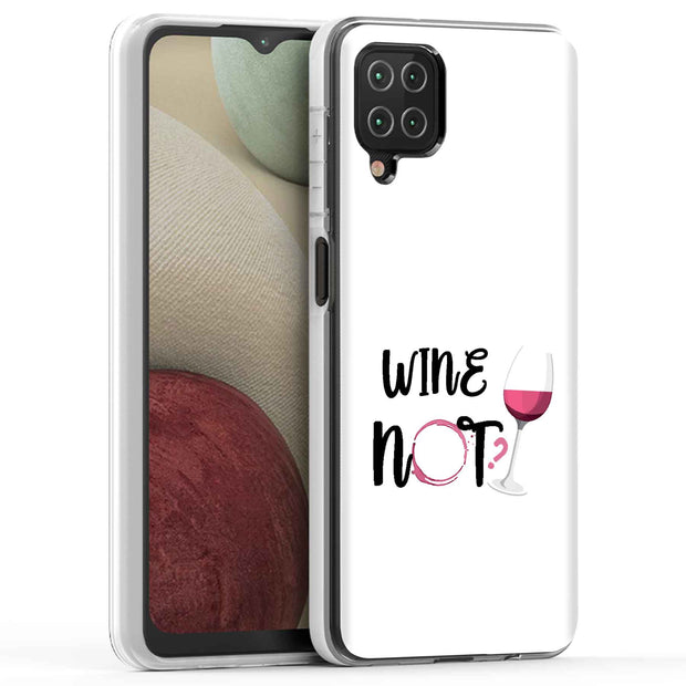 Wine Not Print Slim Cover For Samsung Galaxy A (A42, A35, A25, A15, A11, A03S), Print in USA