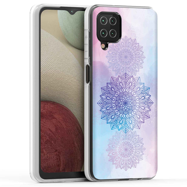 Elegant Mandala Print Slim Cover For Samsung Galaxy A (A42, A35, A25, A15, A11, A03S), Print in USA