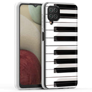 Piano Keys Print Slim Cover For Samsung Galaxy A (A42, A35, A25, A15, A11, A03S), Print in USA
