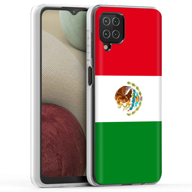 Flag Mexico Print Slim Cover For Samsung Galaxy A (A42, A35, A25, A15, A11, A03S), Print in USA