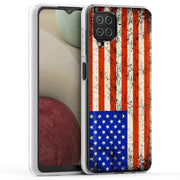 America Flag  Print Slim Cover For Samsung Galaxy A (A42, A35, A25, A15, A11, A03S), Print in USA