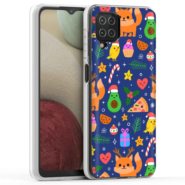 Cute Xmas Print Slim Cover For Samsung Galaxy A (A42, A35, A25, A15, A11, A03S), Print in USA