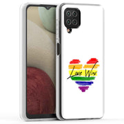 Rainbow Love 2 Print Slim Cover For Samsung Galaxy A (A42, A35, A25, A15, A11, A03S), Print in USA