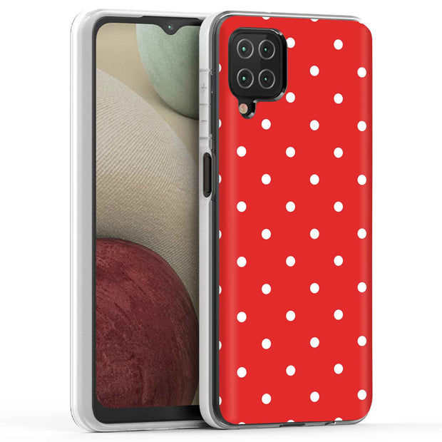 Polka Dot 1 Print Slim Cover For Samsung Galaxy A (A42, A35, A25, A15, A11, A03S), Print in USA