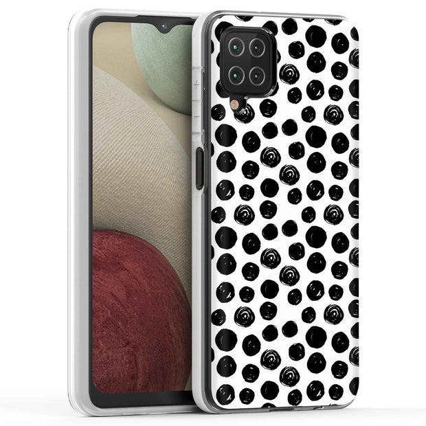 Polka Dot 8 Print Slim Cover For Samsung Galaxy A (A42, A35, A25, A15, A11, A03S), Print in USA