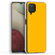 Yellow Orange Print Slim Cover For Samsung Galaxy A (A42, A35, A25, A15, A11, A03S), Print in USA