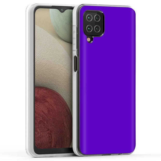 Blue Violet Print Slim Cover For Samsung Galaxy A (A42, A35, A25, A15, A11, A03S), Print in USA