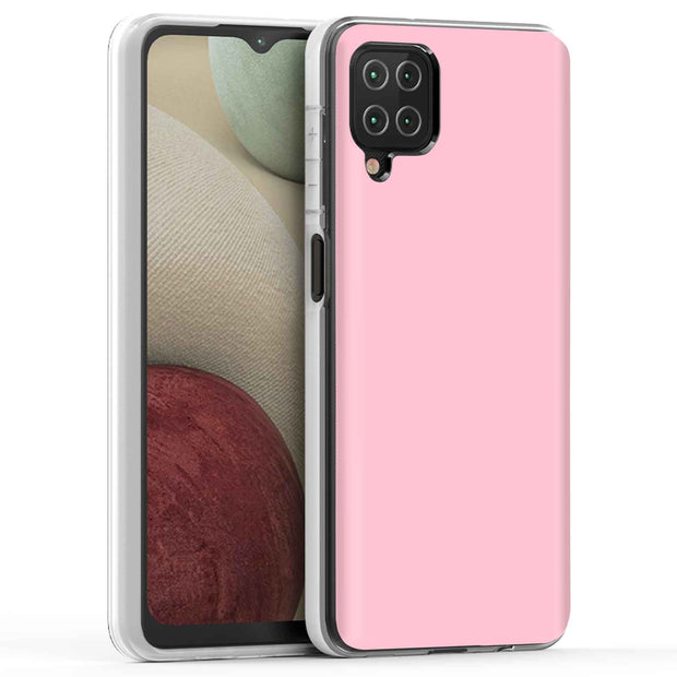 Light Pink Print Slim Cover For Samsung Galaxy A (A42, A35, A25, A15, A11, A03S), Print in USA