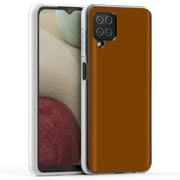 Chocolate Brown Print Slim Cover For Samsung Galaxy A (A42, A35, A25, A15, A11, A03S), Print in USA