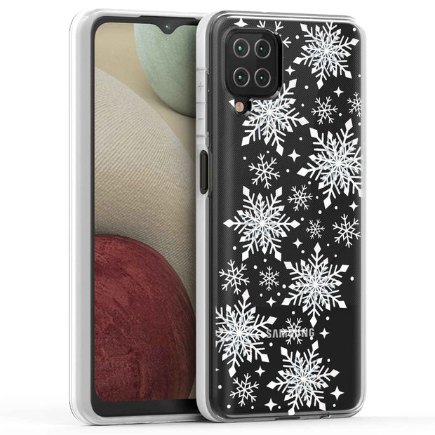 Snowflake 2 Print Slim Cover For Samsung Galaxy A (A42, A35, A25, A15, A11, A03S), Print in USA