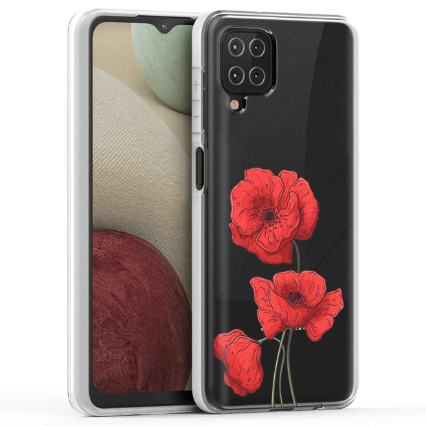 Flower 16 Print Slim Cover For Samsung Galaxy A (A42, A35, A25, A15, A11, A03S), Print in USA