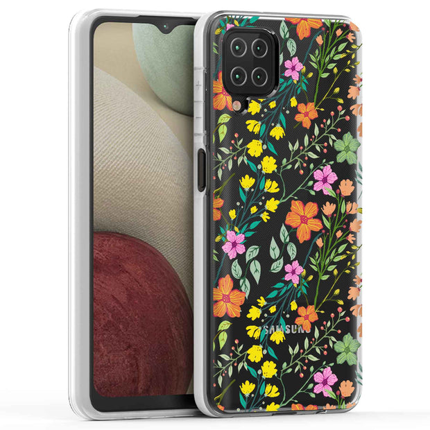 Flower 20 Print Slim Cover For Samsung Galaxy A (A42, A35, A25, A15, A11, A03S), Print in USA