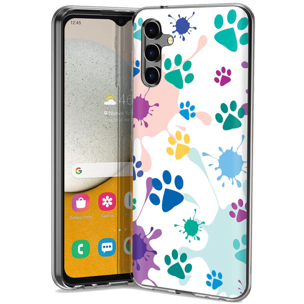 Paw Color 2 Print Slim Cover For Samsung Galaxy A (A42, A35, A25, A15, A11, A03S), Print in USA