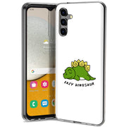 Lazy Dinosaur Print Slim Cover For Samsung Galaxy A (A42, A35, A25, A15, A11, A03S), Print in USA