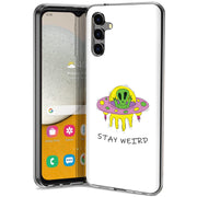 Alien Weird Print Slim Cover For Samsung Galaxy A (A42, A35, A25, A15, A11, A03S), Print in USA