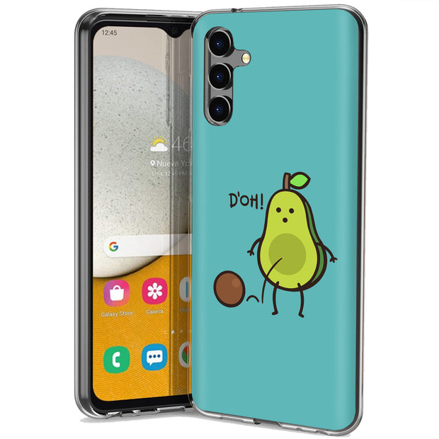 Funny Avocado 2 Print Slim Cover For Samsung Galaxy A (A42, A35, A25, A15, A11, A03S), Print in USA