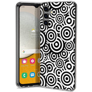 Circles Print Slim Cover For Samsung Galaxy A (A42, A35, A25, A15, A11, A03S), Print in USA