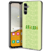 Avocado Text  Print Slim Cover For Samsung Galaxy A (A42, A35, A25, A15, A11, A03S), Print in USA