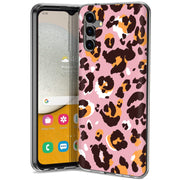 Pink Leopard 2 Print Slim Cover For Samsung Galaxy A (A42, A35, A25, A15, A11, A03S), Print in USA