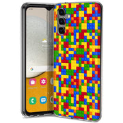 Building Block Print Slim Cover For Samsung Galaxy A (A42, A35, A25, A15, A11, A03S), Print in USA