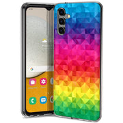 Rainbow Colors Print Slim Cover For Samsung Galaxy A (A42, A35, A25, A15, A11, A03S), Print in USA