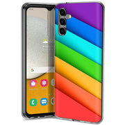 Rainbow Pride Print Slim Cover For Samsung Galaxy A (A42, A35, A25, A15, A11, A03S), Print in USA