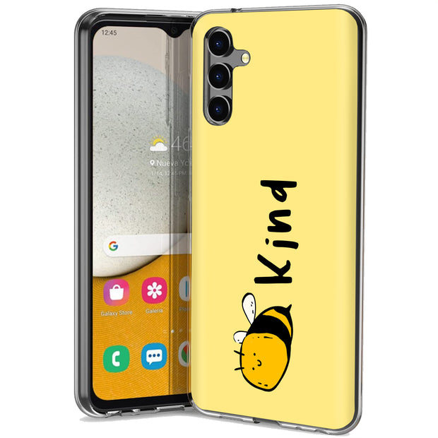 Bee Kind Print Slim Cover For Samsung Galaxy A (A42, A35, A25, A15, A11, A03S), Print in USA