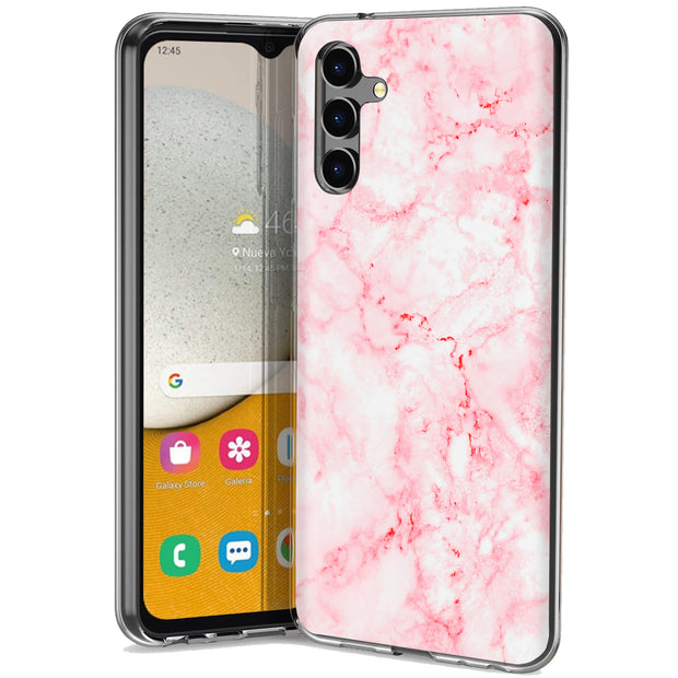 Glossy Marble Print Slim Cover For Samsung Galaxy A (A42, A35, A25, A15, A11, A03S), Print in USA