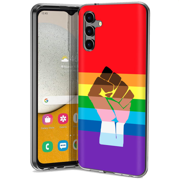 BLM Pride Print Slim Cover For Samsung Galaxy A (A42, A35, A25, A15, A11, A03S), Print in USA