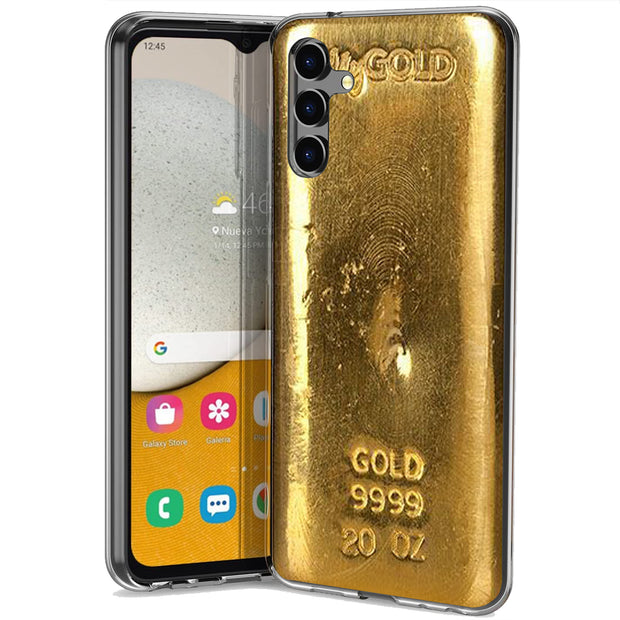 Gold Bar 3 Print Slim Cover For Samsung Galaxy A (A42, A35, A25, A15, A11, A03S), Print in USA