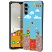 Retro Games 3 Print Slim Cover For Samsung Galaxy A (A42, A35, A25, A15, A11, A03S), Print in USA