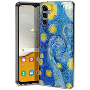 Starry Night Print Slim Cover For Samsung Galaxy A (A42, A35, A25, A15, A11, A03S), Print in USA