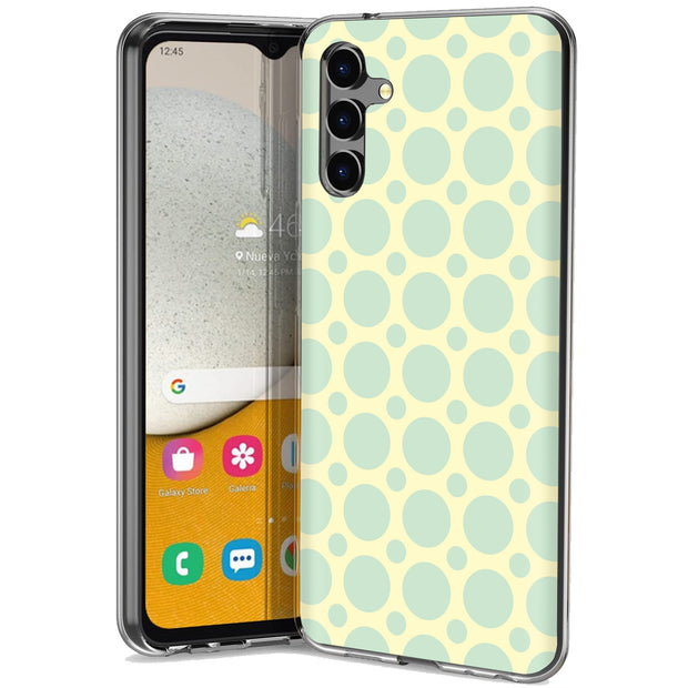 Turtle Circle Print Slim Cover For Samsung Galaxy A (A42, A35, A25, A15, A11, A03S), Print in USA