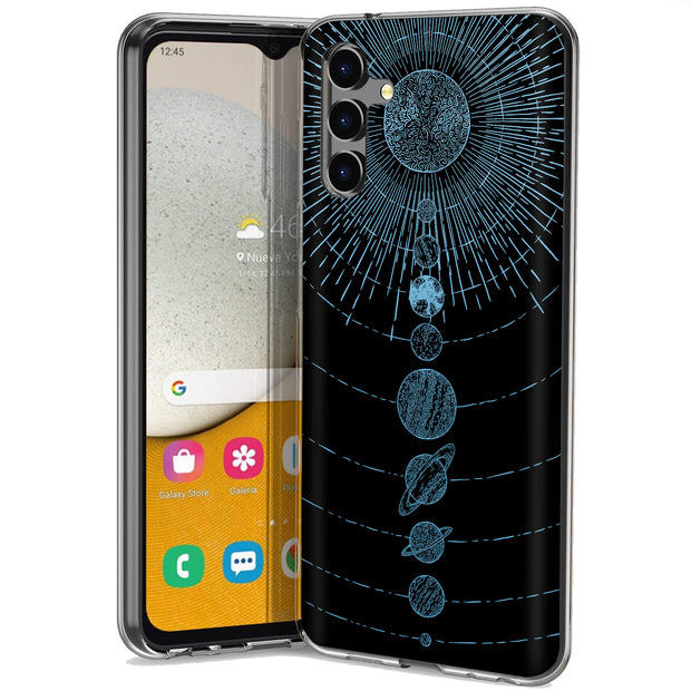 Stars Planets 4 Print Slim Cover For Samsung Galaxy A (A42, A35, A25, A15, A11, A03S), Print in USA