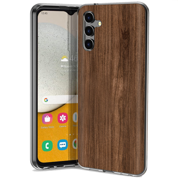 Wood 3 Print Slim Cover For Samsung Galaxy A (A42, A35, A25, A15, A11, A03S), Print in USA