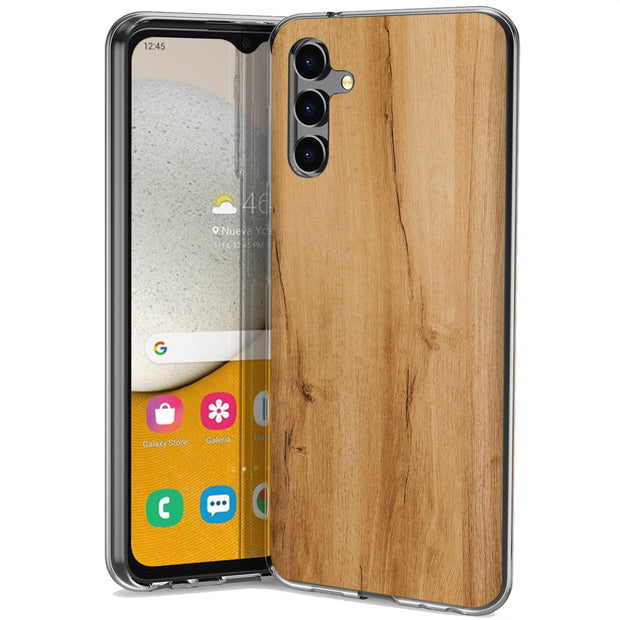 Wood 12 Print Slim Cover For Samsung Galaxy A (A42, A35, A25, A15, A11, A03S), Print in USA