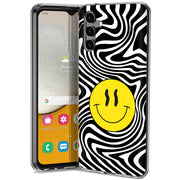 Trippy Smiley Print Slim Cover For Samsung Galaxy A (A42, A35, A25, A15, A11, A03S), Print in USA