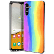 Pastel Rainbow Print Slim Cover For Samsung Galaxy A (A42, A35, A25, A15, A11, A03S), Print in USA