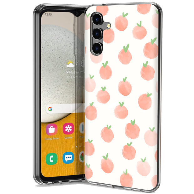 Orange Painting Print Slim Cover For Samsung Galaxy A (A42, A35, A25, A15, A11, A03S), Print in USA