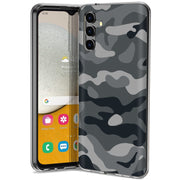 Winter Camo Print Slim Cover For Samsung Galaxy A (A42, A35, A25, A15, A11, A03S), Print in USA