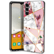 Marble Flower Print Slim Cover For Samsung Galaxy A (A42, A35, A25, A15, A11, A03S), Print in USA