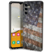 American Flag 2 Print Slim Cover For Samsung Galaxy A (A42, A35, A25, A15, A11, A03S), Print in USA